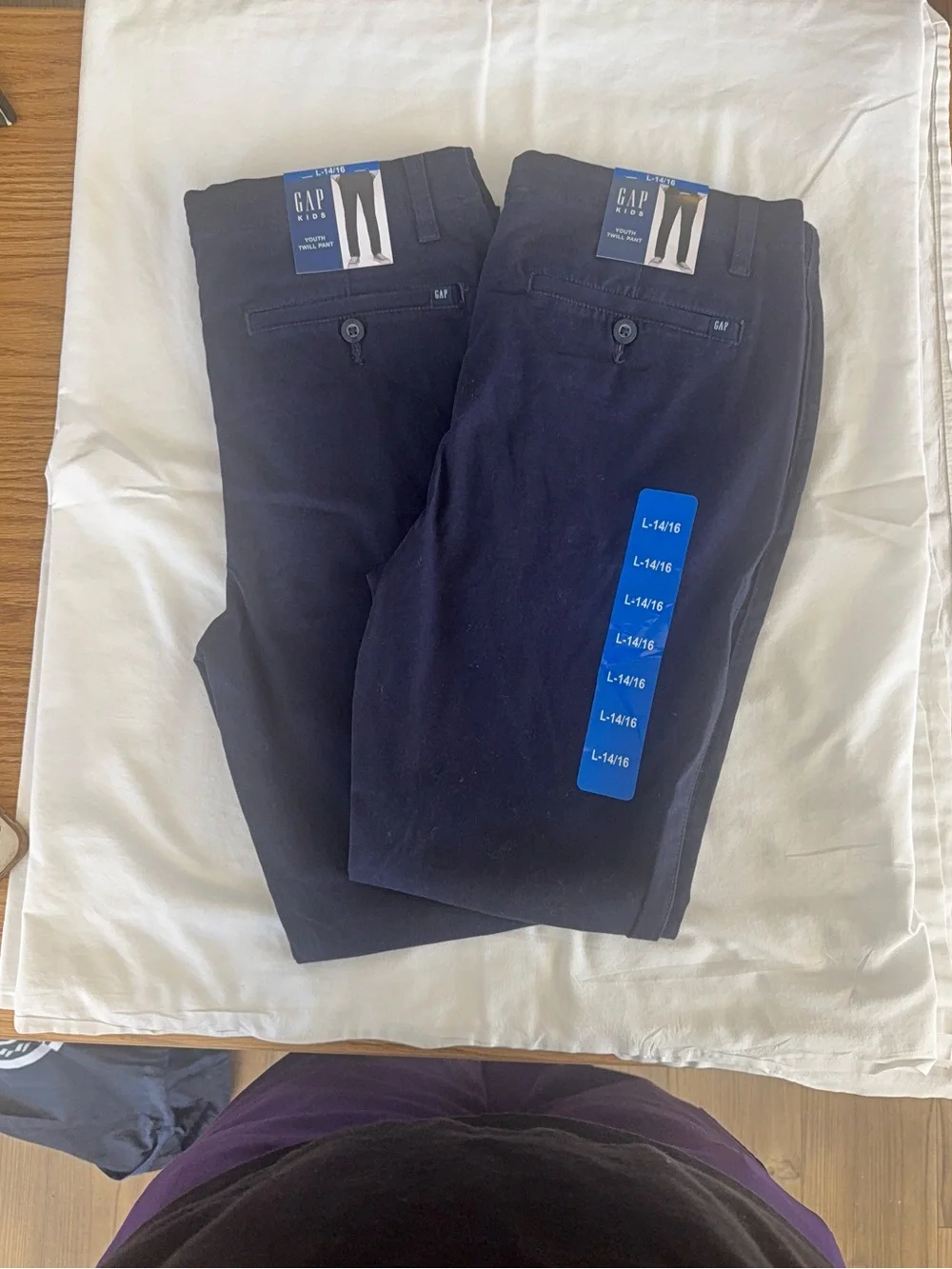 GAP Kids Classic Navy Chinos